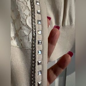 WHBM Lace Cardi size M